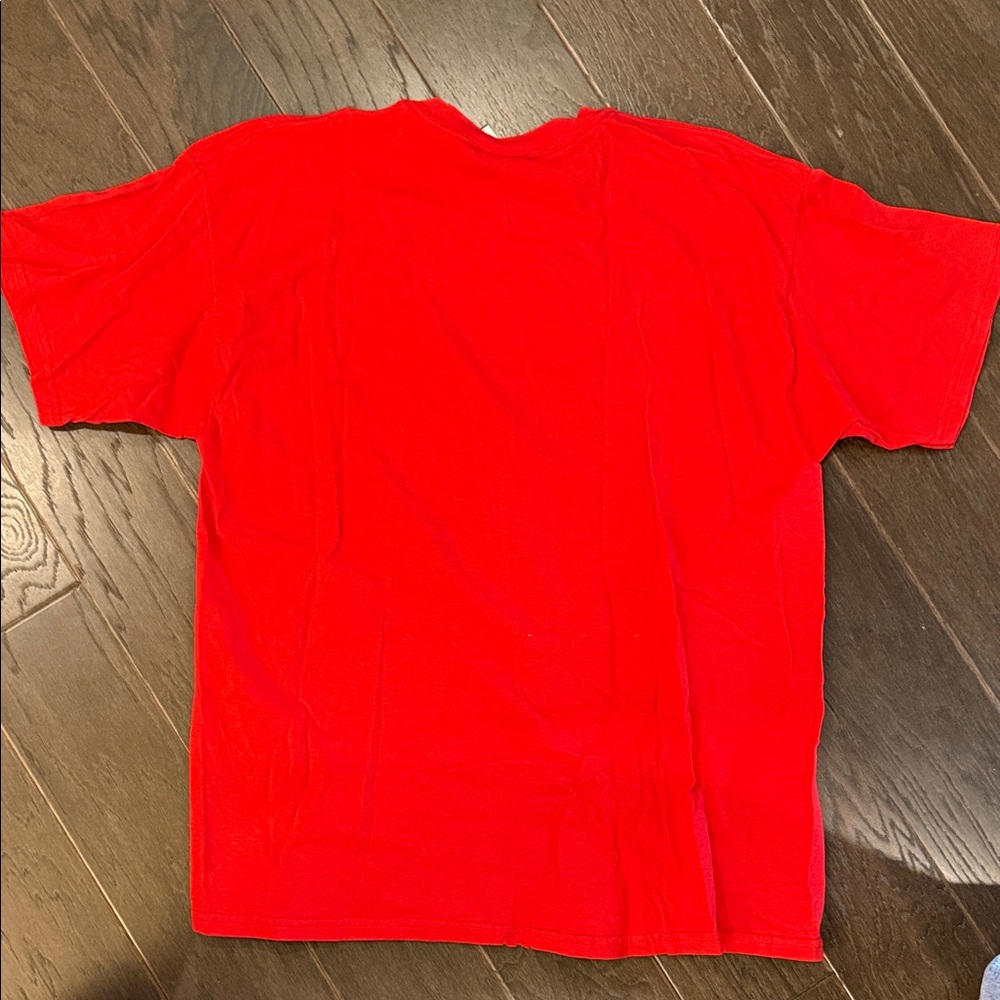 Peanuts Red Charlie Brown Holiday Tee - Picture 5 of 5